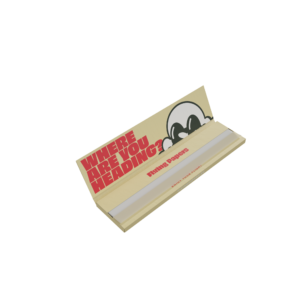 Flying Papers King Size Slim White 110mm rolling papers with natural gum line.