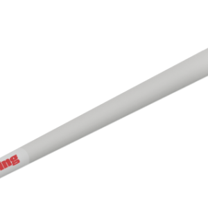 Close-up of a Flying Papers white pre-rolled cone showing the integrated filter tip.